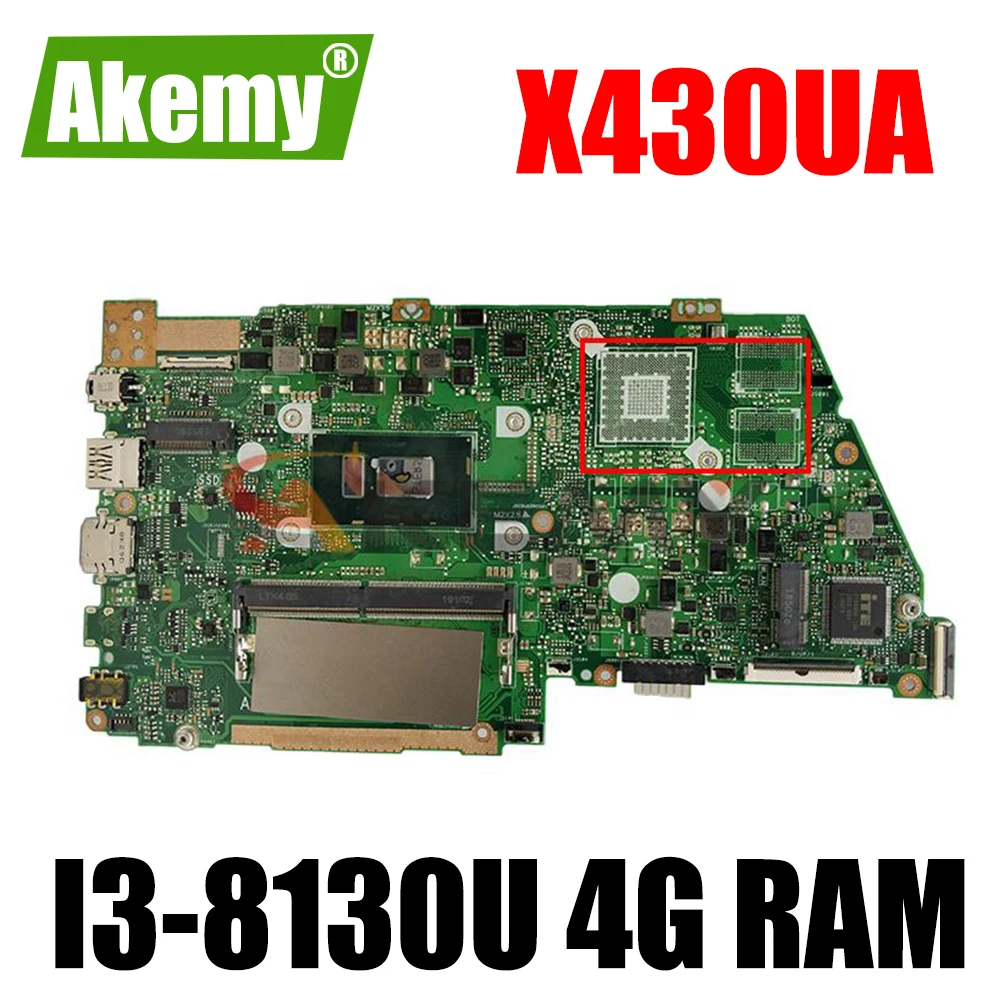Akemy X430UA Motherboard For asus VivoBook S14 S430 S430u X430u A430U X430UA S4300U X430UN Laptop Mainboard with I3-8130U 4G RAM
Akemy X430UA Motherboard For asus VivoBook S14 S430 S430u X430u A430U X430UA S4300U X430UN Laptop Mainboard with I3-8130U 4G RAM