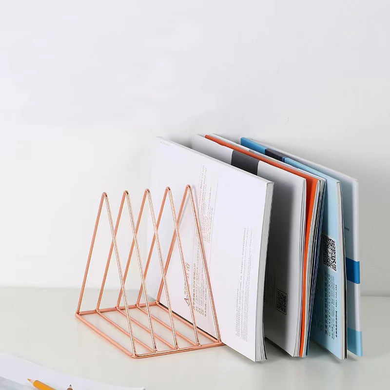 Triangle Book Shelf Magzine Rack Desktop Metal Stand Vinyl Record Storage Holder Creative Newspaper Organizing office documents
Triangle Book Shelf Magzine Rack Desktop Metal Stand Vinyl Record Storage Holder Creative Newspaper Organizing office documents