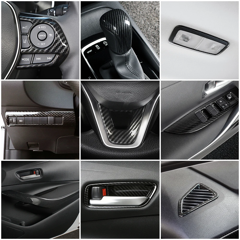 For Toyota Corolla 2019-2021 Car Interior Accessories Refit Central Console Dashboard Trim Part Modify Carbon Fiber Color Change
For Toyota Corolla 2019-2021 Car Interior Accessories Refit Central Console Dashboard Trim Part Modify Carbon Fiber Color Change
