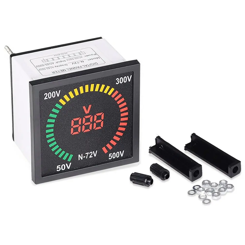Square LED Digital Voltmeter Ammeter Frequency Current Voltage Meter Indicator Gauge Tester Measure AC 50-500V 3-120A 3-120HZ
Square LED Digital Voltmeter Ammeter Frequency Current Voltage Meter Indicator Gauge Tester Measure AC 50-500V 3-120A 3-120HZ