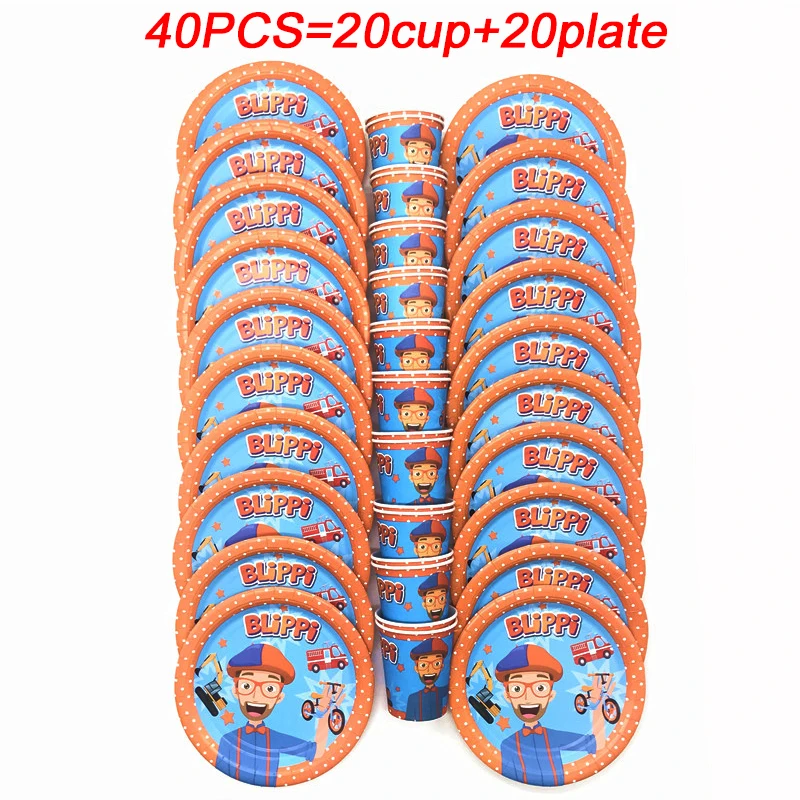Blippi Teacher Theme Party Disposable Tableware Set Party Paper Cups/Plates/Napkins Child's Blippi Birthday Party Supplies Set
Blippi Teacher Theme Party Disposable Tableware Set Party Paper Cups/Plates/Napkins Child's Blippi Birthday Party Supplies Set