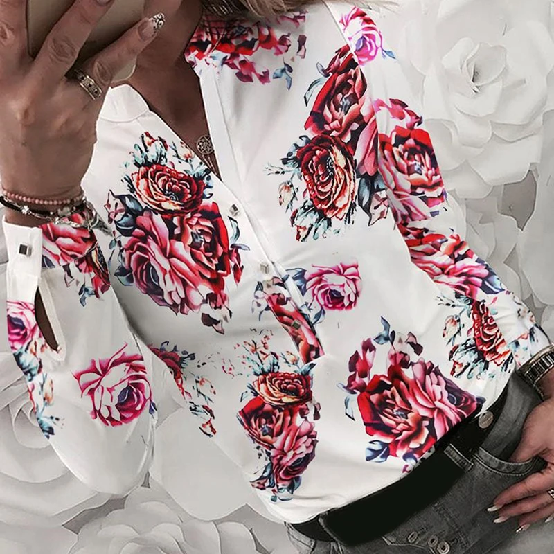 New Fashion Womens Shirt Casual Tops Geometric Print Pattern Long Sleeve Button Blouse Shirt blouse women spring autumn
New Fashion Womens Shirt Casual Tops Geometric Print Pattern Long Sleeve Button Blouse Shirt blouse women spring autumn
