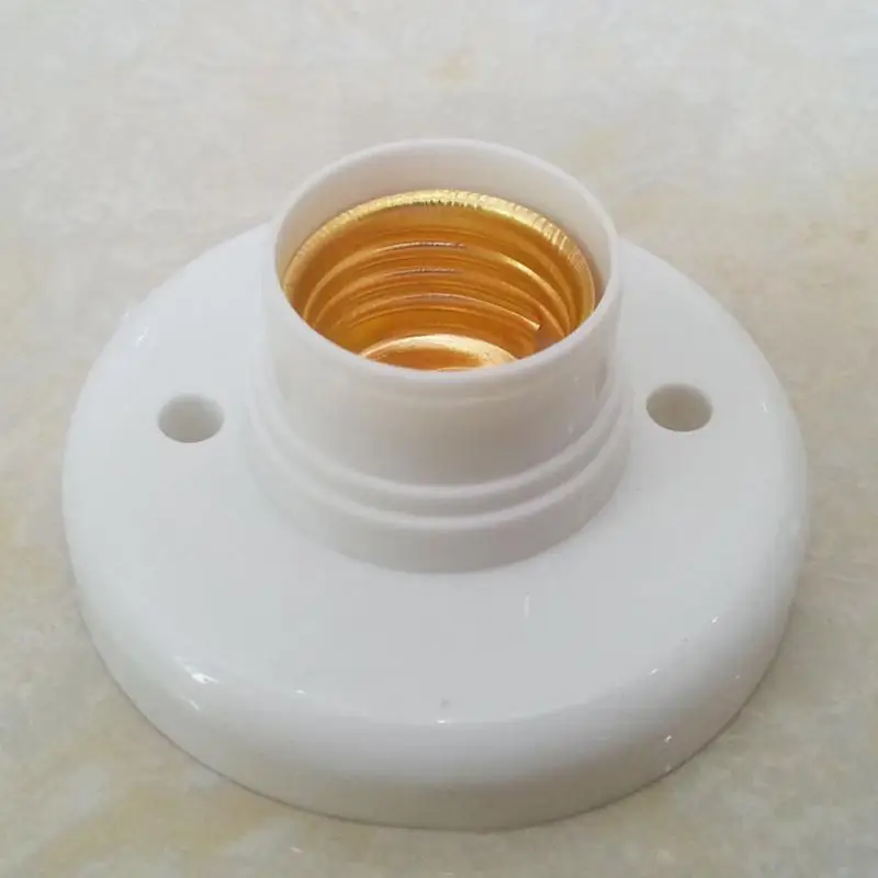 E27 Lamp Holder Plastic Light Bulb Pendant Lamp Holder Screw Cap Socket Round Fixing Bases For LED Bulbs Adapter
E27 Lamp Holder Plastic Light Bulb Pendant Lamp Holder Screw Cap Socket Round Fixing Bases For LED Bulbs Adapter
