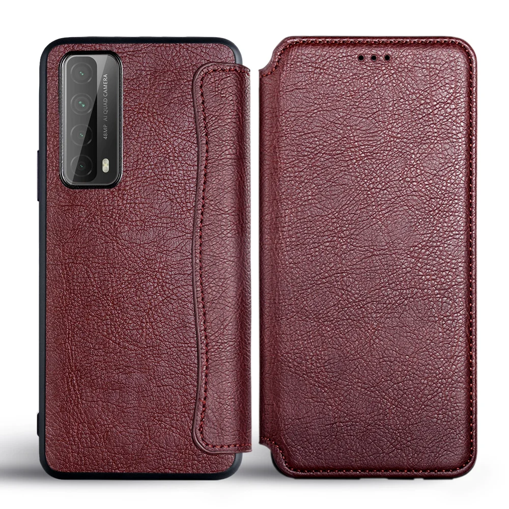 Чехол для Huawei P smart 2021 Y7A Enjoy 20 SE высококачественный чехол из искусственной кожи без