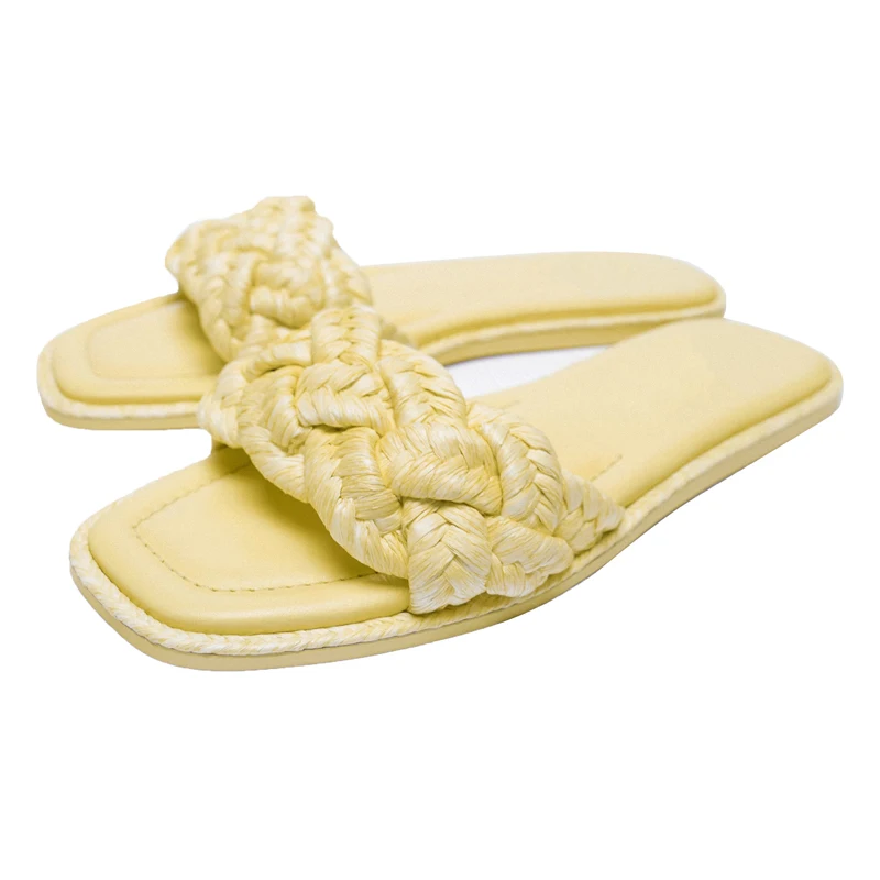 Genuine Leather Slippers 2021 Summer New Woven Flat Roman Sandals Female All-match Flats Sandalias Korean Students Flip Flops
Genuine Leather Slippers 2021 Summer New Woven Flat Roman Sandals Female All-match Flats Sandalias Korean Students Flip Flops