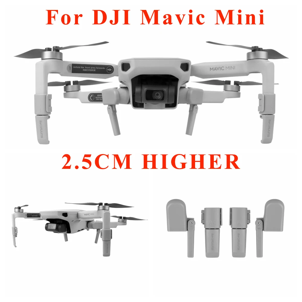 Амортизирующее шасси для DJI Mavic Mini складной Расширенный защита ножек аксессуары