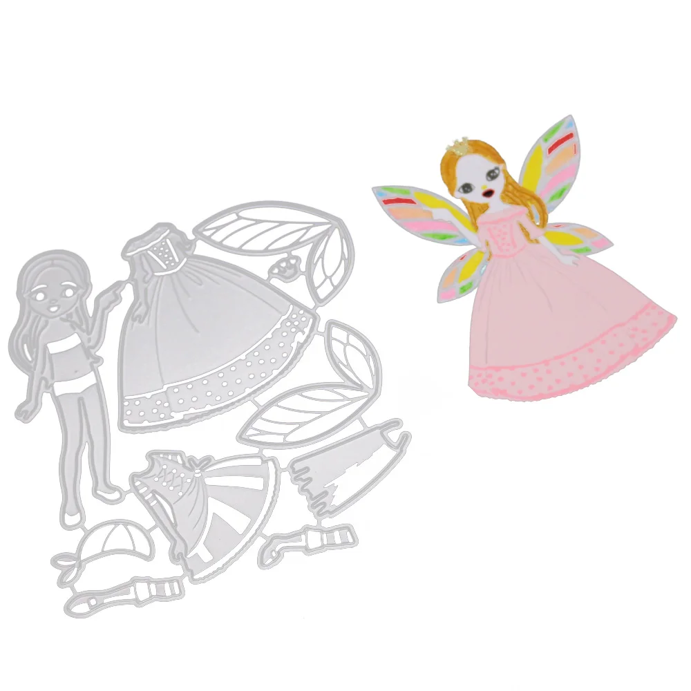 2022 Girl Angel Cutting Dies Princess Dress Decoration Metal Stencil DIY Scrapbooking Embossing New Craft Stamps And Dies
2022 Girl Angel Cutting Dies Princess Dress Decoration Metal Stencil DIY Scrapbooking Embossing New Craft Stamps And Dies