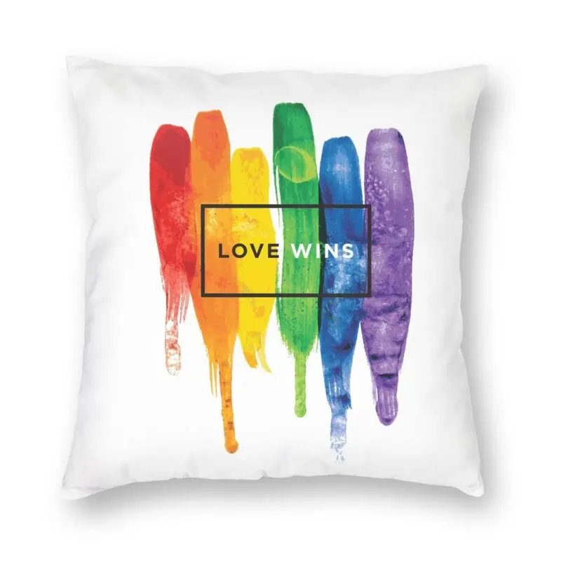 Радужный Флаг ЛГБТ любовь побеждает Радуга Краски Наволочка на подушку, Гей Гордость Подушка Чехол для Гостиная подушка для охлажения Чехо...
Радужный Флаг ЛГБТ любовь побеждает Радуга Краски Наволочка на подушку, Гей Гордость Подушка Чехол для Гостиная подушка для охлажения Чехо...