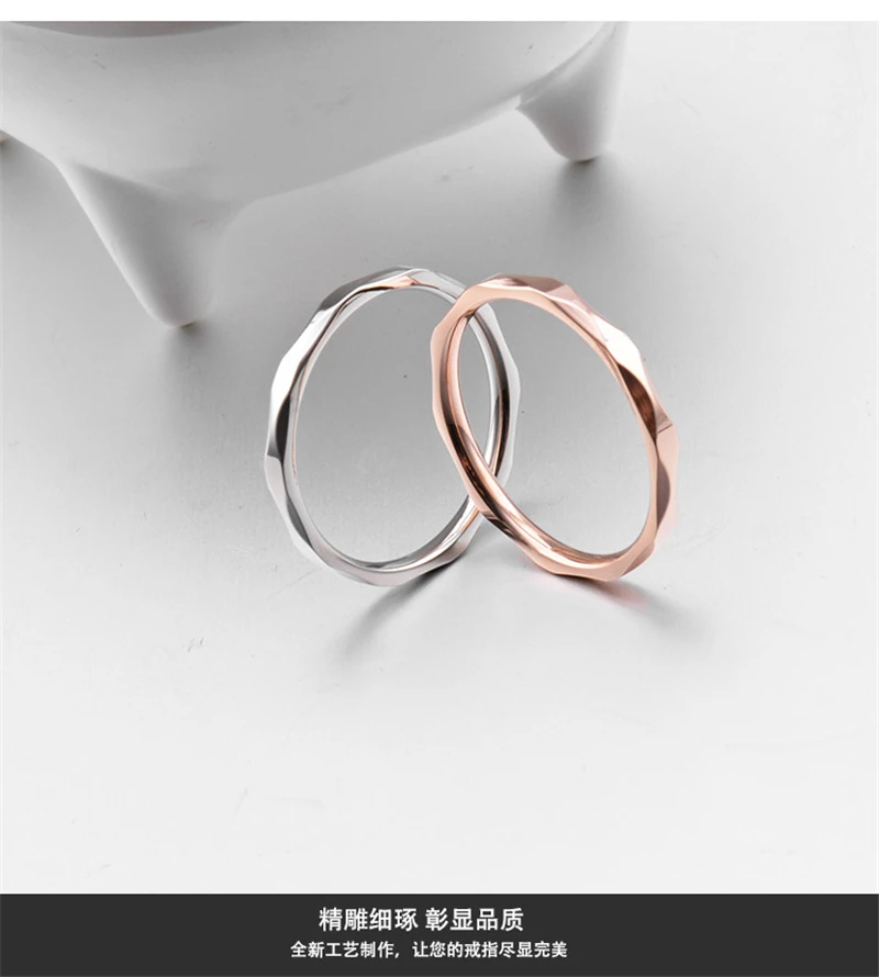 Boho Jewelry Vintage 2mm Multi Faced Couple Rings For Women Female 2020 New Style Stainless Steel Wedding Band Wholesale Bulk
Boho Jewelry Vintage 2mm Multi Faced Couple Rings For Women Female 2020 New Style Stainless Steel Wedding Band Wholesale Bulk