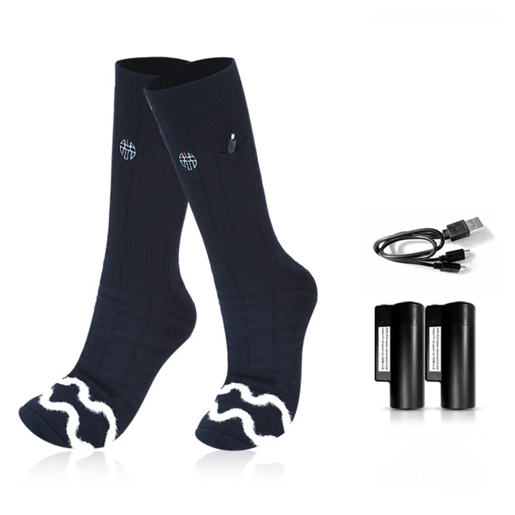 1 Pair Electric Heated Socks Skiing Heated Socks for Men Women Winter Warming Cycling Hiking Snowboard Stockings Sportswear
1 Pair Electric Heated Socks Skiing Heated Socks for Men Women Winter Warming Cycling Hiking Snowboard Stockings Sportswear