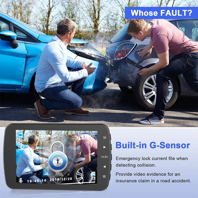 Car Dash Cam Camera 1080P Full 3.6" Loop Recording WDR Night Vision G-sensor Motion Detection Car DVR Dashcam Registrar
Car Dash Cam Camera 1080P Full 3.6" Loop Recording WDR Night Vision G-sensor Motion Detection Car DVR Dashcam Registrar
