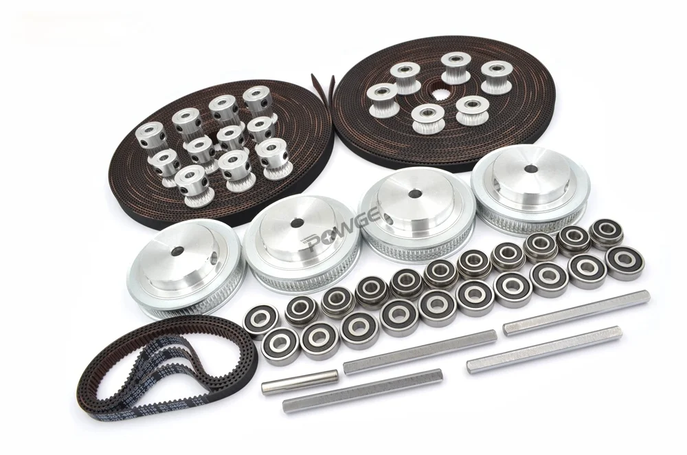 VORON 2.4 Set GT2 LL-2GT RF Open Timing Belt 2GT 16T 80T 20T Tooth Pulley 188-2GT Shaft Bearing 625 F695 2RS Motion Parts
VORON 2.4 Set GT2 LL-2GT RF Open Timing Belt 2GT 16T 80T 20T Tooth Pulley 188-2GT Shaft Bearing 625 F695 2RS Motion Parts