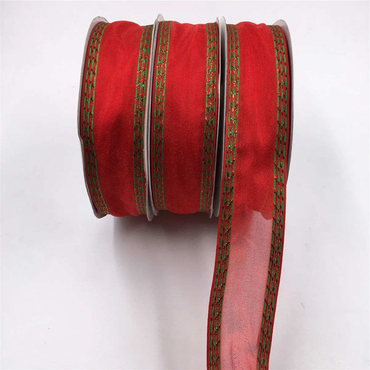 25Yards 38mm Glitter Green Edges Red Organza Ribbon Wired Edge for Birthday Christmas Gift Box Wrapping Decoration DIY N2060
25Yards 38mm Glitter Green Edges Red Organza Ribbon Wired Edge for Birthday Christmas Gift Box Wrapping Decoration DIY N2060