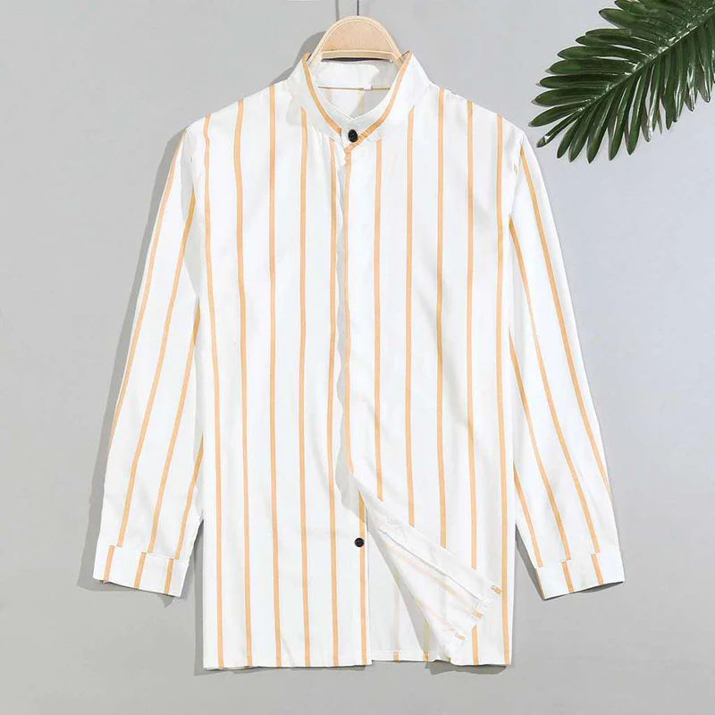 Spring Summer Pop Fashion Oversize Shirt Men Striped Lapel Button Cardigan Long-sleeved Casual Shirt For Male Plus Size Tops
Spring Summer Pop Fashion Oversize Shirt Men Striped Lapel Button Cardigan Long-sleeved Casual Shirt For Male Plus Size Tops