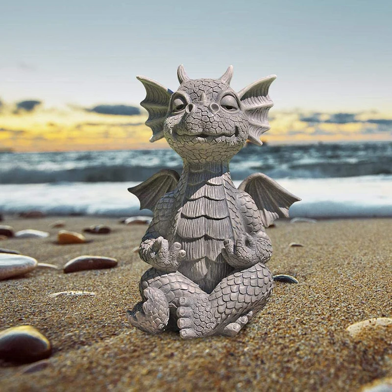 Garden Dragon Meditated Statue Collecting Resin Ornament Dinosaur Shape Meditation Sculpture Outdoor Yard Decoration
Garden Dragon Meditated Statue Collecting Resin Ornament Dinosaur Shape Meditation Sculpture Outdoor Yard Decoration