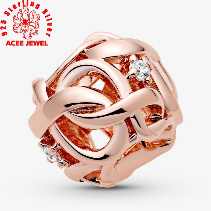 FURUYA Genuine 925 Sterling Silver Beads Openwork Woven Infiniteness Charms fit Original pandora Bracelets Women DIY Jewelry
FURUYA Genuine 925 Sterling Silver Beads Openwork Woven Infiniteness Charms fit Original pandora Bracelets Women DIY Jewelry