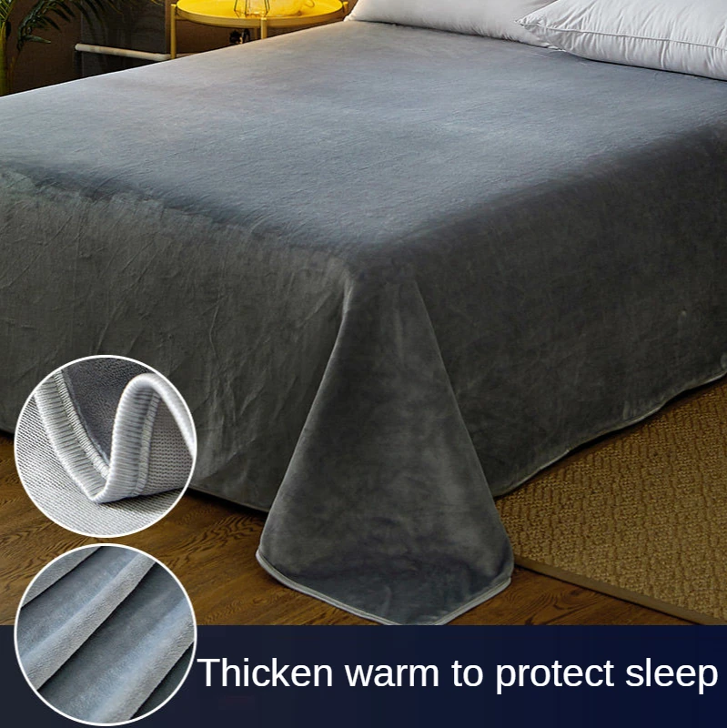 1 Piece Winter Crystal Velvet Bed Sheet Textile Products Warm Soft Coral Flannel Double Bed 230 250cm Polyester Fabric
1 Piece Winter Crystal Velvet Bed Sheet Textile Products Warm Soft Coral Flannel Double Bed 230 250cm Polyester Fabric