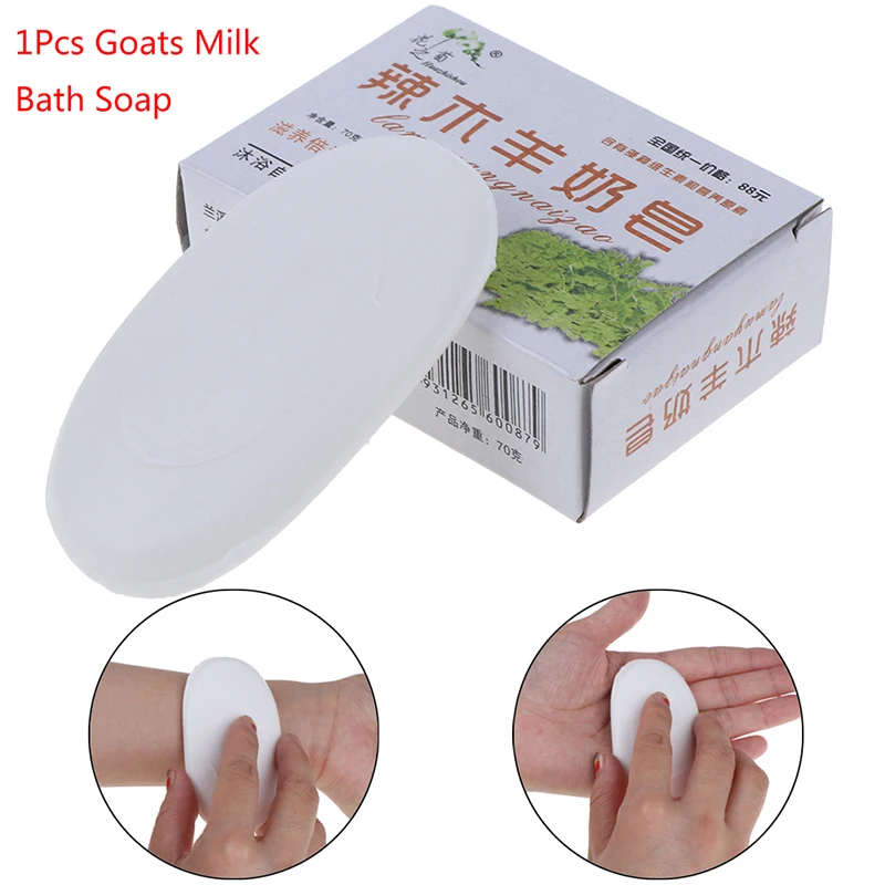 1Pcs Goats Milk Bath Soap Face Body Whitening Cleansing Skin Care Handmade Soaps
1Pcs Goats Milk Bath Soap Face Body Whitening Cleansing Skin Care Handmade Soaps