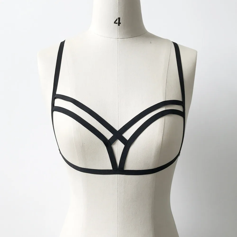 Sexy Bra Wire Bustier Seamless Transparent Bras Brassiere Lingerie Halter Elastic Cage Strappy Cropped Body Belt Bandage *50
Sexy Bra Wire Bustier Seamless Transparent Bras Brassiere Lingerie Halter Elastic Cage Strappy Cropped Body Belt Bandage *50
