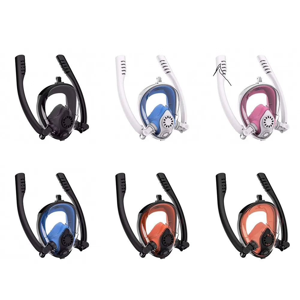 Adult Men And Women Swimming Mask Double Breathing Tube Silicone Full Dry Snorkeling Mask Scuba Diving Goggles Safety Equipment
Adult Men And Women Swimming Mask Double Breathing Tube Silicone Full Dry Snorkeling Mask Scuba Diving Goggles Safety Equipment