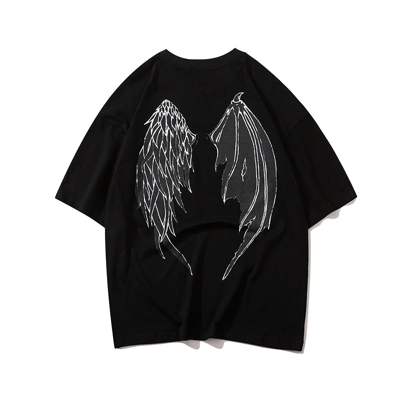 2021 men's and women's T-shirt splicing short sleeve T-shirt Street hip hop Harajuku casual cotton loose top
2021 men's and women's T-shirt splicing short sleeve T-shirt Street hip hop Harajuku casual cotton loose top
