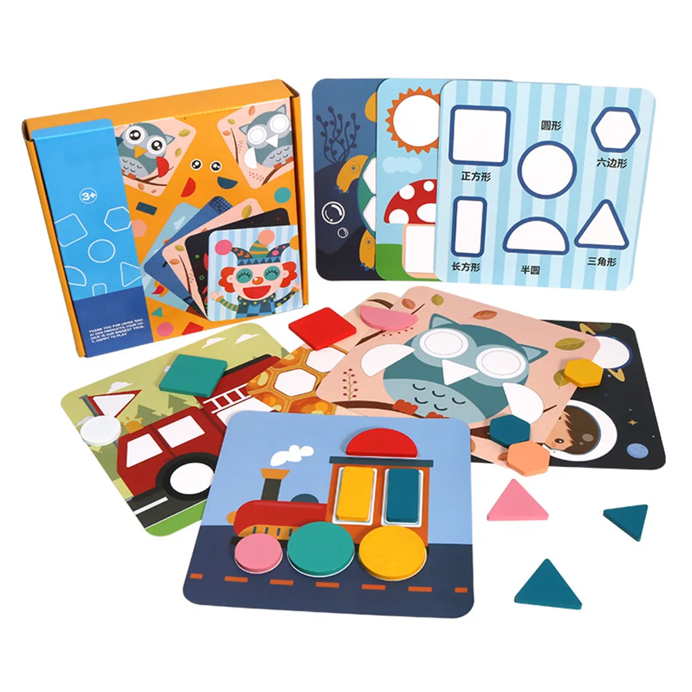 Kids Educational 3D Puzzle Jigsaw Geometry Shape Match Toy Montessori Learning Thinking Training Game Baby Wooden Toys For Child
Kids Educational 3D Puzzle Jigsaw Geometry Shape Match Toy Montessori Learning Thinking Training Game Baby Wooden Toys For Child