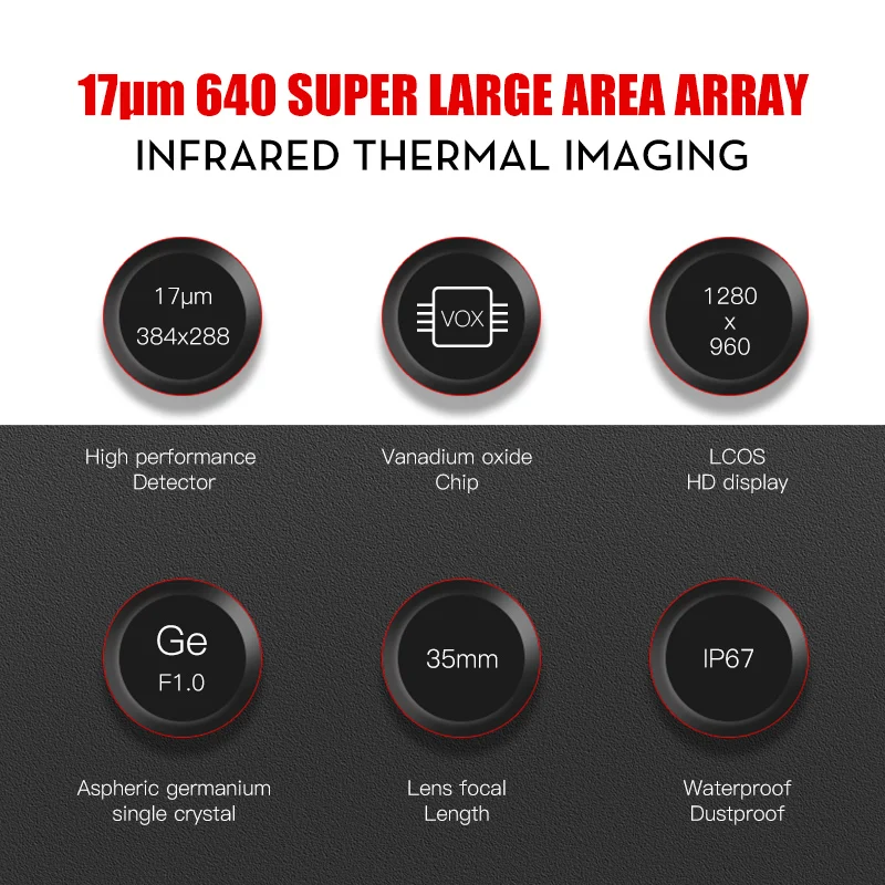 InfiRay Thermal Camera E3 MAX Hunt Night Vision Thermal Imager for Hunting Wild Boar Wolf Rabbit and Outdoor Observation
InfiRay Thermal Camera E3 MAX Hunt Night Vision Thermal Imager for Hunting Wild Boar Wolf Rabbit and Outdoor Observation