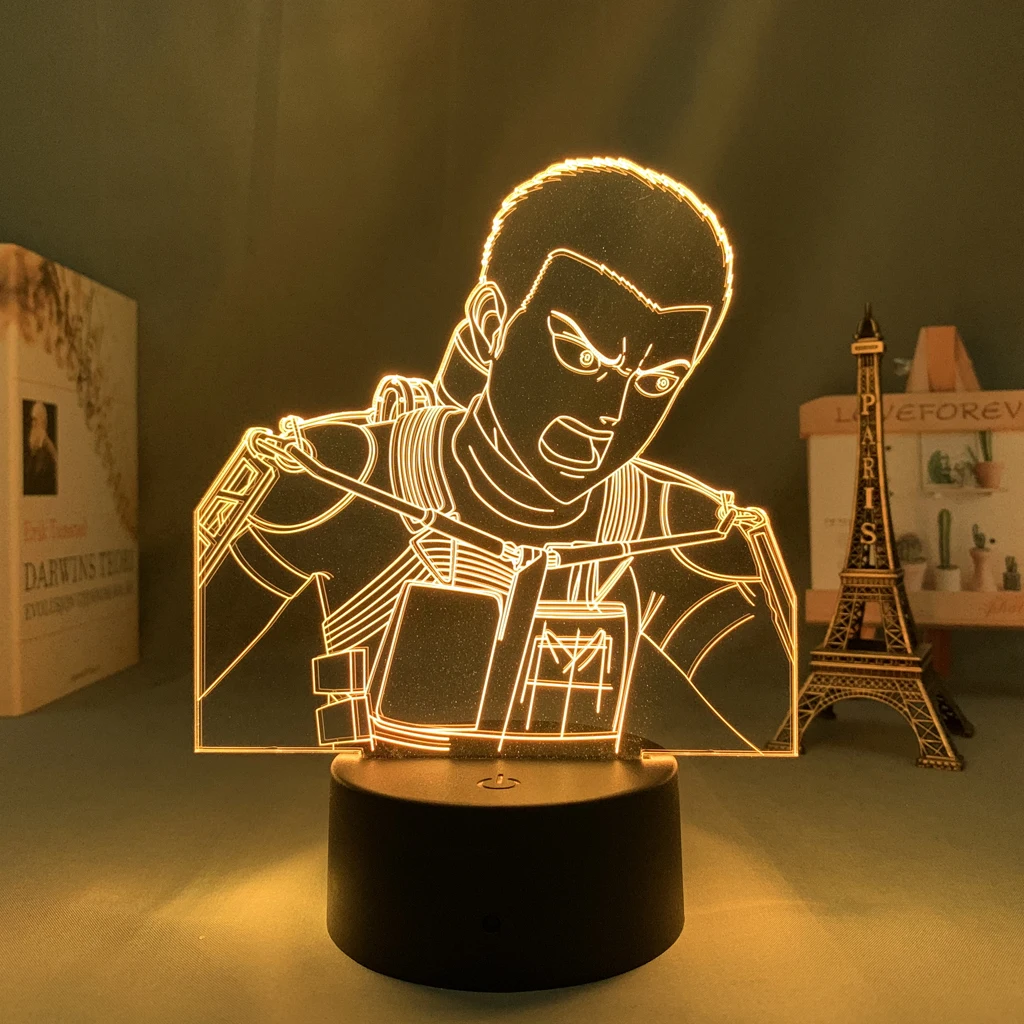 Anime 3d Night Light Attack on Titan 4 Connie Springer Figure for Kids Birthday Gift Bedroom Decor Manga Lamp Shingeki No Kyojin
Anime 3d Night Light Attack on Titan 4 Connie Springer Figure for Kids Birthday Gift Bedroom Decor Manga Lamp Shingeki No Kyojin