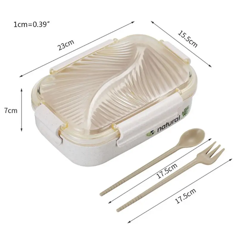 750ml Lunch Box Bento Food Container Eco-Friendly Wheat Straw Microwave Compartment Lunchbox with Spoon Fork 
750ml Lunch Box Bento Food Container Eco-Friendly Wheat Straw Microwave Compartment Lunchbox with Spoon Fork