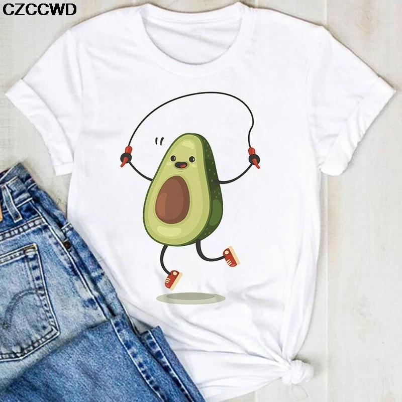 Футболка женская, с коротким рукавом, в стиле авокадо
Футболка женская, с коротким рукавом, в стиле авокадо