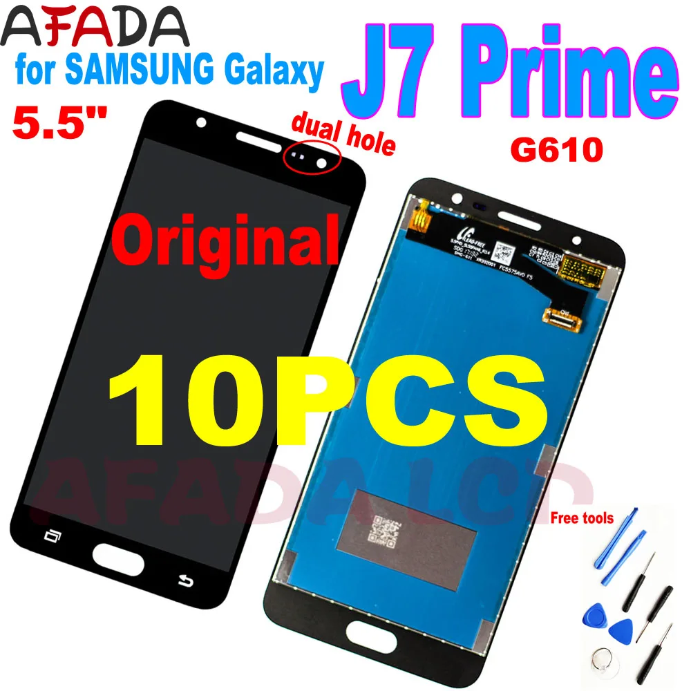 Оригинальный дисплей 5,5 дюйма для SAMSUNG Galaxy J7 Prime, сменный ЖК-дисплей с сенсорным экраном G610 G610F G610M для SAMSUNG J7 Prime 2016, 10 шт.
Оригинальный дисплей 5,5 дюйма для SAMSUNG Galaxy J7 Prime, сменный ЖК-дисплей с сенсорным экраном G610 G610F G610M для SAMSUNG J7 Prime 2016, 10 шт.