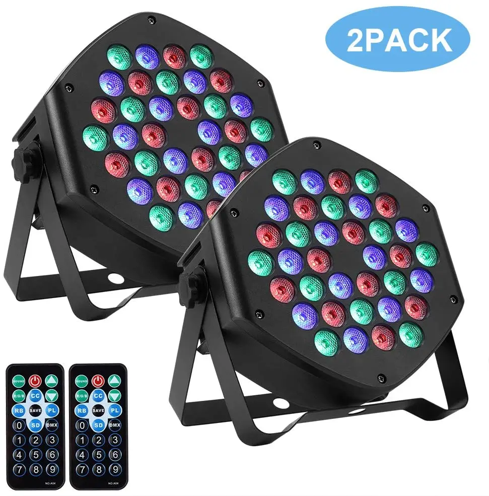 Сценическое освещение в 2 упаковках, 36LED Dj Par Lights, дистанционное и DMX управление, для свадьбы Вечерние, концерта, фестиваля
Сценическое освещение в 2 упаковках, 36LED Dj Par Lights, дистанционное и DMX управление, для свадьбы Вечерние, концерта, фестиваля