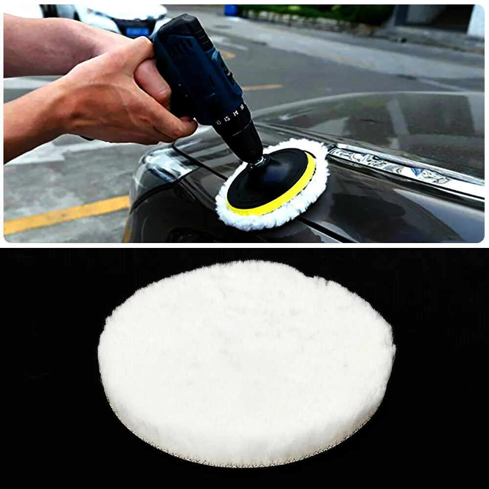 Wool Polishing Pad 3pcs Sticky Disc 1pc Shot 1pc 6inch15cm Buffing Polishing Pads Wool Wheel Kit For Car Polisher Drill Adapter
Wool Polishing Pad 3pcs Sticky Disc 1pc Shot 1pc 6inch15cm Buffing Polishing Pads Wool Wheel Kit For Car Polisher Drill Adapter