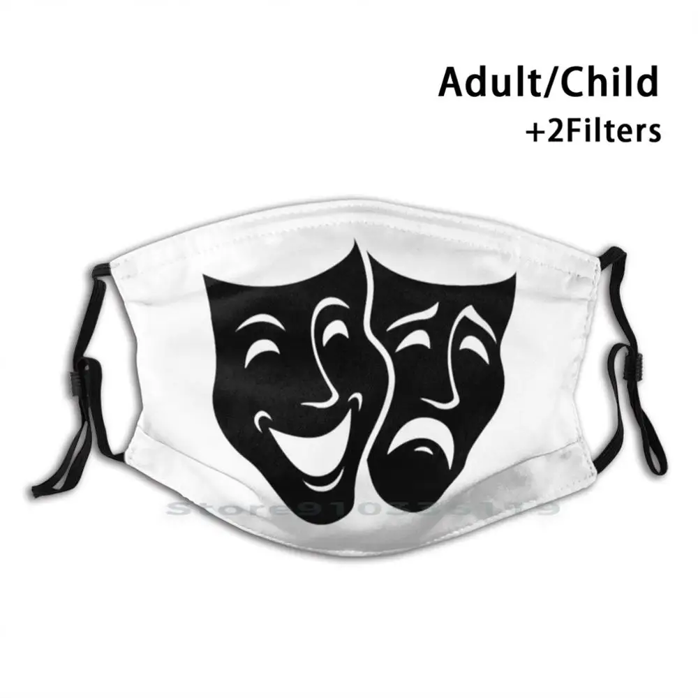 Drama Teacher Adult Kids Washable Funny Face Mask With Filter Drama Drama Teacher Smile Sad
Drama Teacher Adult Kids Washable Funny Face Mask With Filter Drama Drama Teacher Smile Sad
