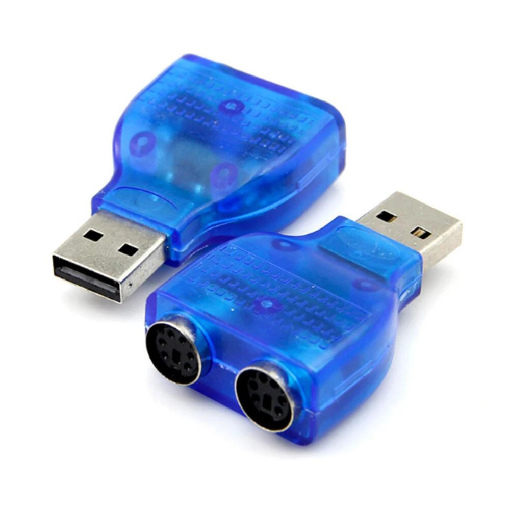 Переходник с USB на PS2 переходник папа гнездо для клавиатуры и мыши | Компьютеры