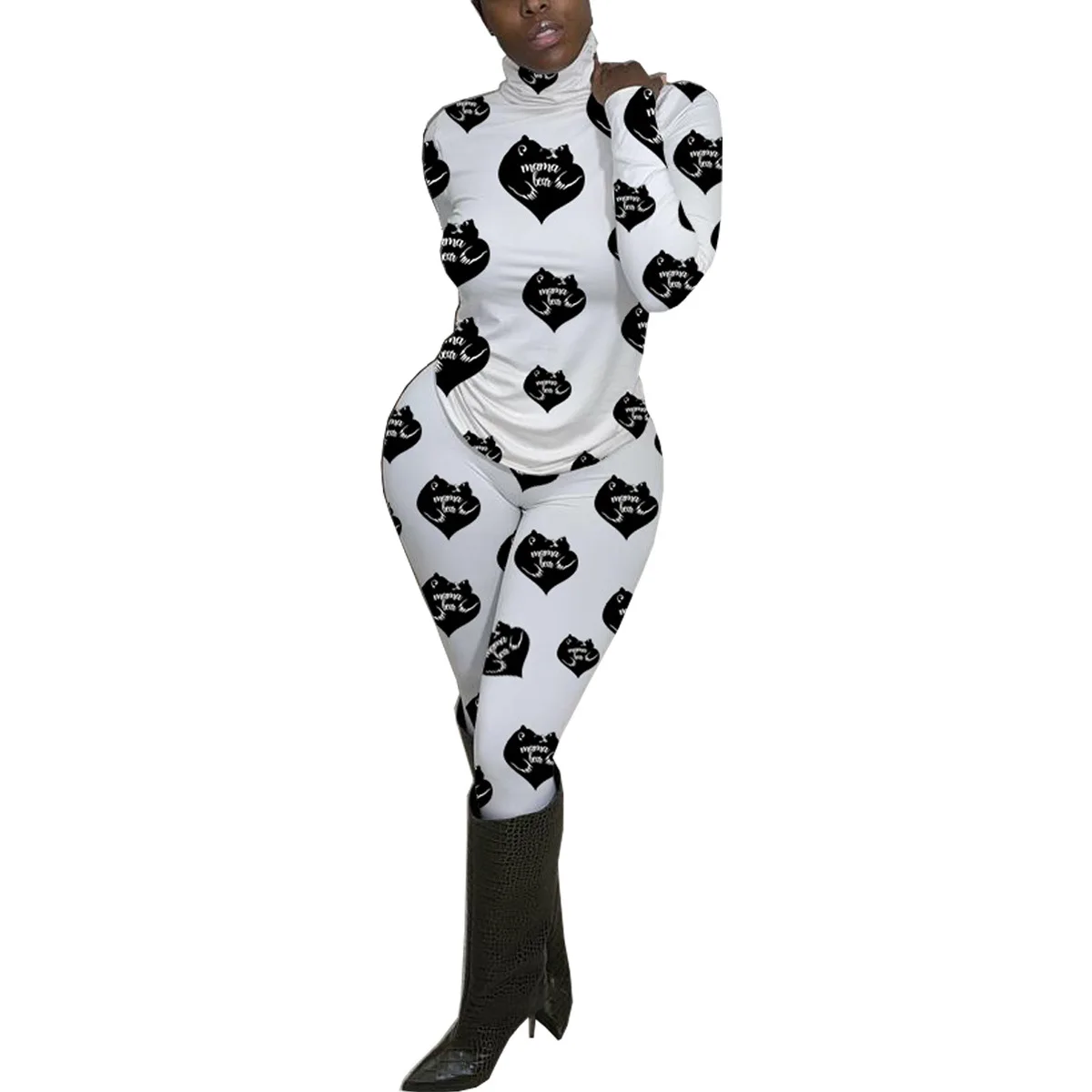 S-XXL Casual Sports Suit Printed Long-Sleeved Top and Trousers Two-Piece Female Spring and Autumn Sportswear
S-XXL Casual Sports Suit Printed Long-Sleeved Top and Trousers Two-Piece Female Spring and Autumn Sportswear