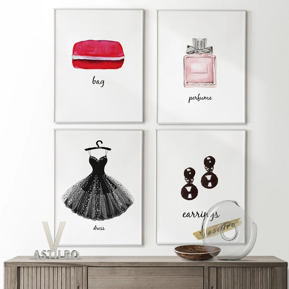 Watercolor Perfume Bottle Illustration Art Prints Black Full Dress Printable Poster Gift Living Room Wall Decor Canvas Painting
Watercolor Perfume Bottle Illustration Art Prints Black Full Dress Printable Poster Gift Living Room Wall Decor Canvas Painting