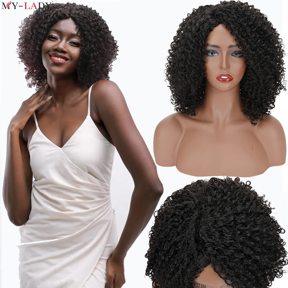 Парик моя-Леди Синтетический, 14 дюймов, Кудрявые Парики для черных женщин, черный, коричневый, машинная работа, афро, длина плеч, средний/боко...
Парик моя-Леди Синтетический, 14 дюймов, Кудрявые Парики для черных женщин, черный, коричневый, машинная работа, афро, длина плеч, средний/боко...