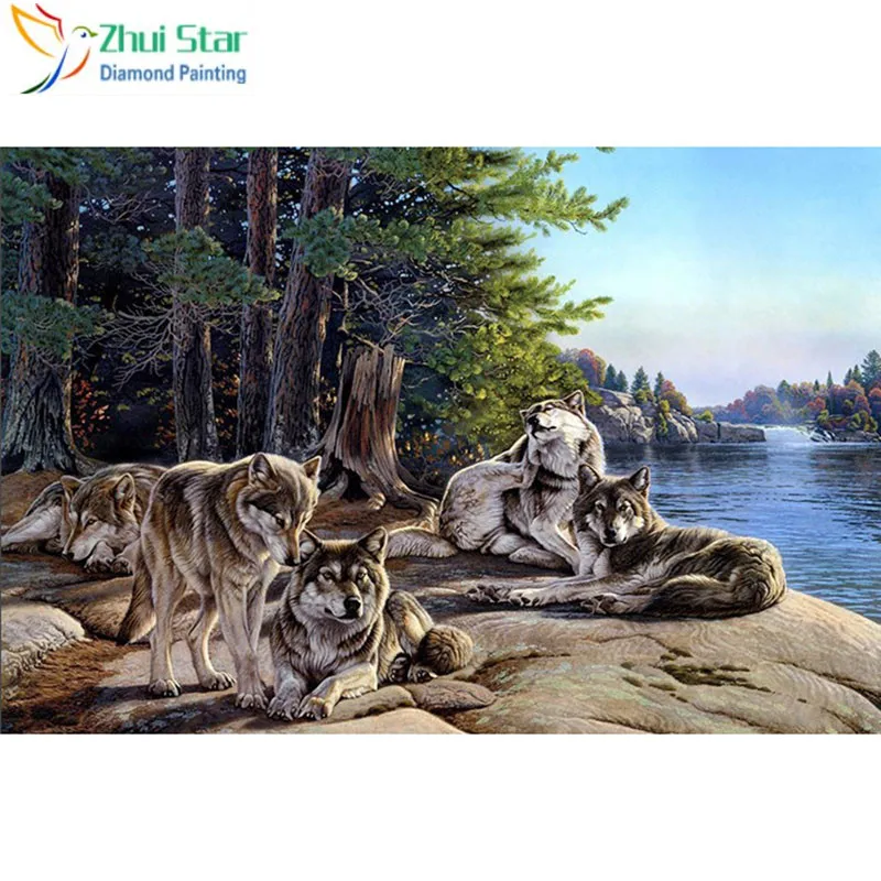 Zhui star Full Square 5D DIY Diamond Painting "Wolf" Embroidery Cross Stitch Mosaic Home Decor Gif WDY
Zhui star Full Square 5D DIY Diamond Painting "Wolf" Embroidery Cross Stitch Mosaic Home Decor Gif WDY