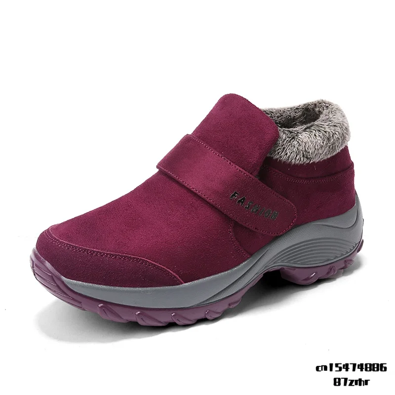 Women Sneakers Winter Large Size Cotton Shoes Keep Warm With Fur Outdoor Waterproof Slip On Platform Casual Shoes Tennis Female
Women Sneakers Winter Large Size Cotton Shoes Keep Warm With Fur Outdoor Waterproof Slip On Platform Casual Shoes Tennis Female