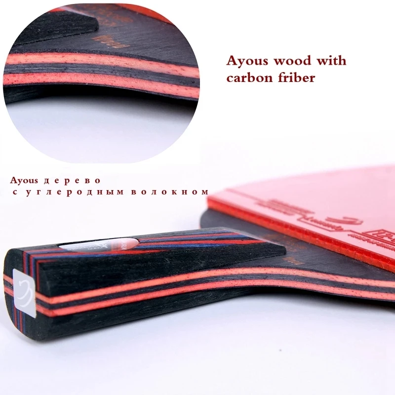 Hybrid Wood Professional Offensive Competition Super Table Tennis Racket Double Face Pimples-in Blue Rubber Ping Pong Racket T
Hybrid Wood Professional Offensive Competition Super Table Tennis Racket Double Face Pimples-in Blue Rubber Ping Pong Racket T