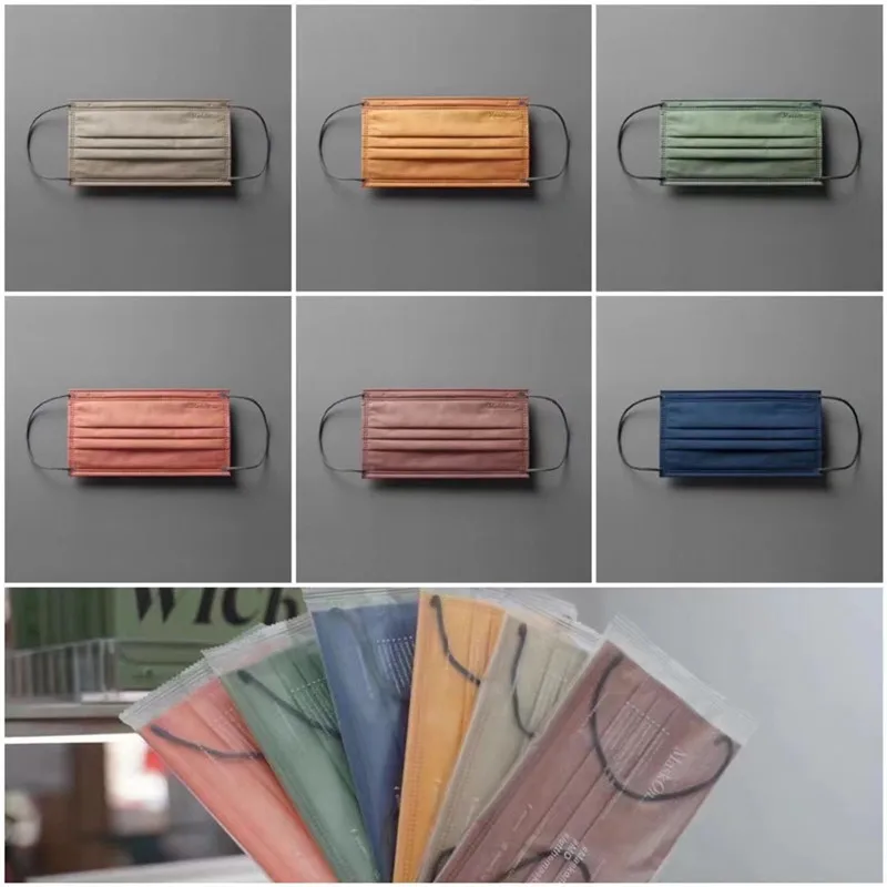 50pcs Disposable Adult Face Mask Morandi Color Mask Filter Mouth Mask Three Layer Anti Dust Breathable Protection Mascarillas
50pcs Disposable Adult Face Mask Morandi Color Mask Filter Mouth Mask Three Layer Anti Dust Breathable Protection Mascarillas