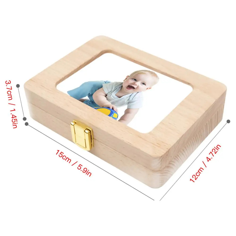 Wooden Kids Tooth Box Organizer Milk Teeth Collection Wood Storage Children's Photo Frame Deciduous Tooth Preservation Box Memor
Wooden Kids Tooth Box Organizer Milk Teeth Collection Wood Storage Children's Photo Frame Deciduous Tooth Preservation Box Memor