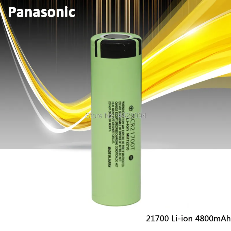 Panasonic NCR21700T 21700 Rechargeable Battery 3.7V 4800mAh High Capacity Lithium Battery for Flashlight AGV car batteries
Panasonic NCR21700T 21700 Rechargeable Battery 3.7V 4800mAh High Capacity Lithium Battery for Flashlight AGV car batteries