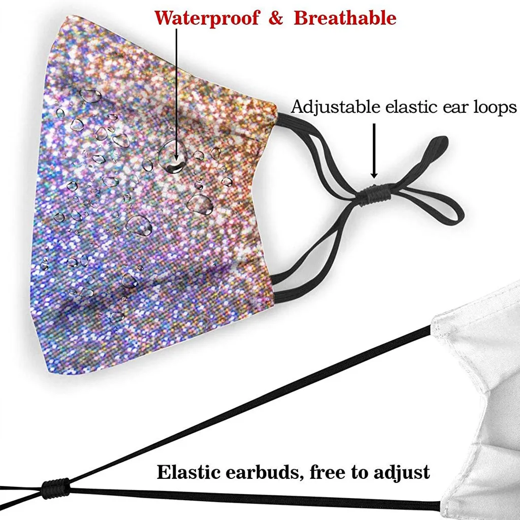 Sequin Print Face Mask Dustproof Windproof Foggy Haze Pollution Mouth Mask Washable and Reusable Mouth Cover Mascarillas
Sequin Print Face Mask Dustproof Windproof Foggy Haze Pollution Mouth Mask Washable and Reusable Mouth Cover Mascarillas