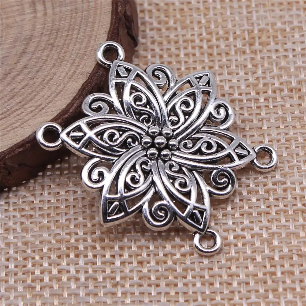 4Pcs 33x31mm Antique Silver Color Body Chain Flower Porous Connector For DIY Bracelet Necklace Jewelry Making
4Pcs 33x31mm Antique Silver Color Body Chain Flower Porous Connector For DIY Bracelet Necklace Jewelry Making