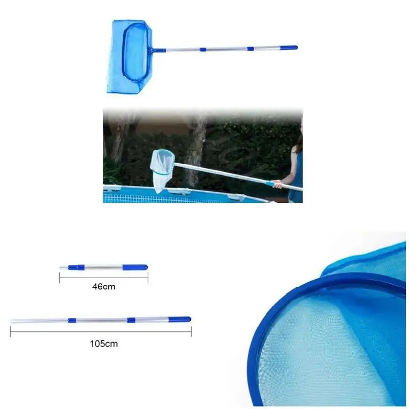 New Swimming Pool Deep Bag Leaf Rake Mesh Skimmer With Telescopic Pole Cleaning Tool XD88 
New Swimming Pool Deep Bag Leaf Rake Mesh Skimmer With Telescopic Pole Cleaning Tool XD88