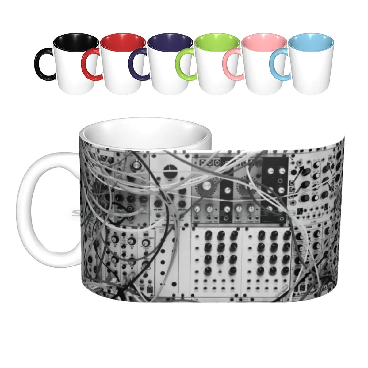 Analog Synthesizer-Modular Design-Black & White Ceramic Mugs Coffee Cups Milk Tea Mug Synth Synthesizer Modular Pattern Module
Analog Synthesizer-Modular Design-Black & White Ceramic Mugs Coffee Cups Milk Tea Mug Synth Synthesizer Modular Pattern Module