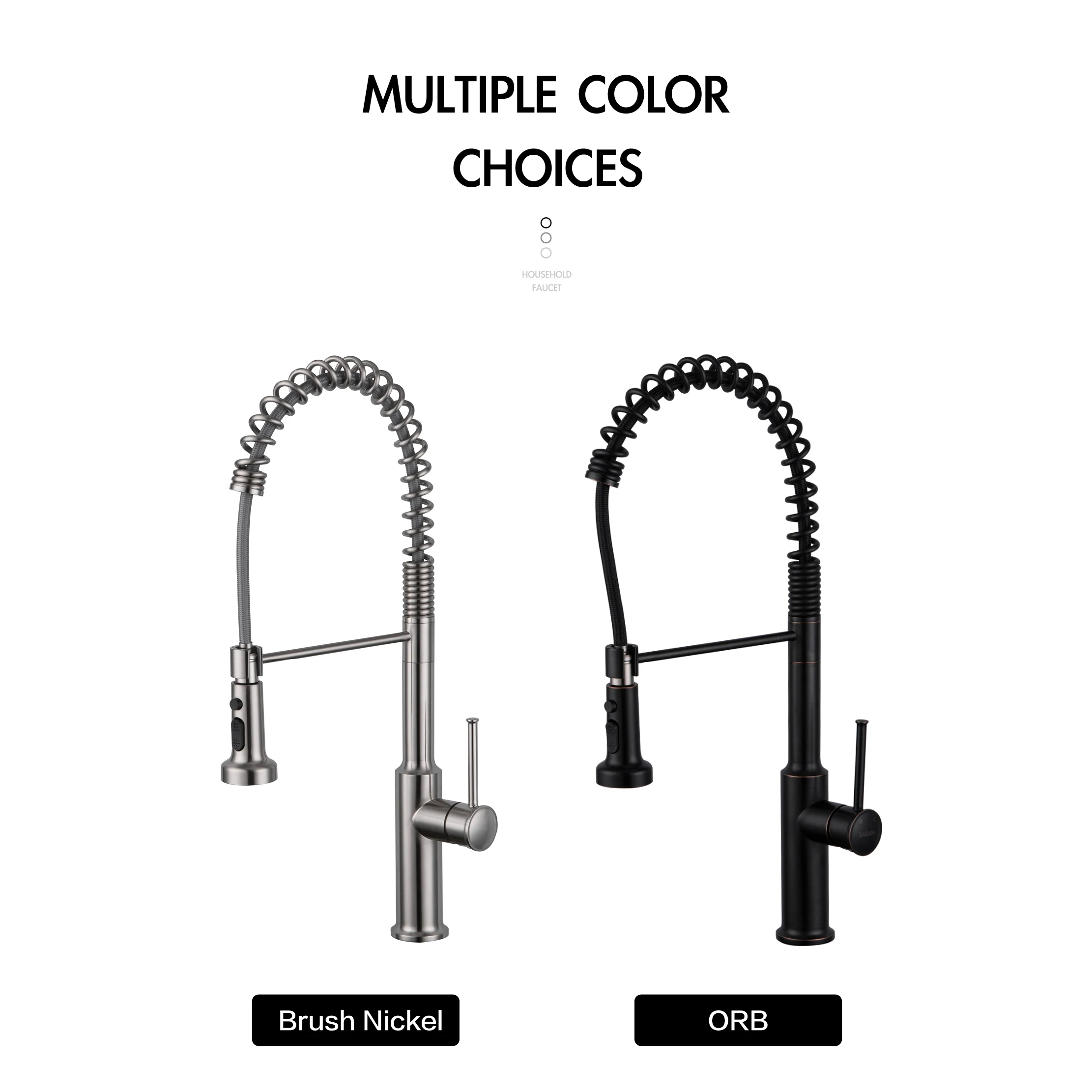 Commercial Kitchen Faucet with Pull Down Sprayer, High-Arc Single Handle Spring Rv Kitchen Sink Faucet, 3 Function Kitchen Fauce
Commercial Kitchen Faucet with Pull Down Sprayer, High-Arc Single Handle Spring Rv Kitchen Sink Faucet, 3 Function Kitchen Fauce