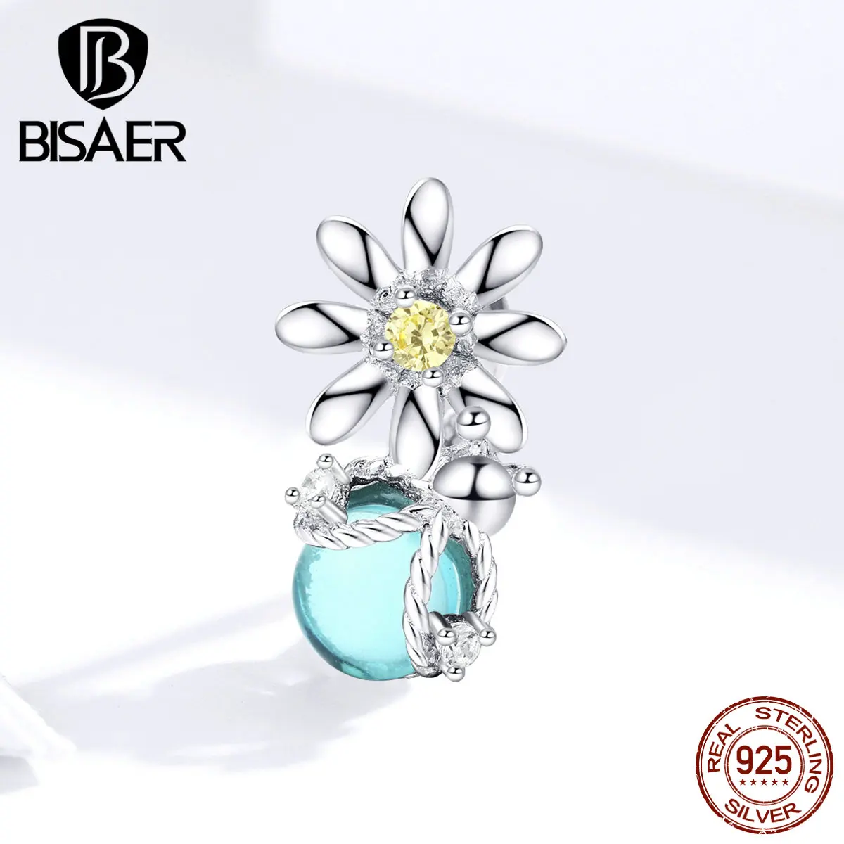 Hot Sale BISAER 925 Sterling Silver Fireflies And Daisy Charms Light Blue Zircon Crystal Beads Fit Bracelets 925 Jewelry ECC1369
Hot Sale BISAER 925 Sterling Silver Fireflies And Daisy Charms Light Blue Zircon Crystal Beads Fit Bracelets 925 Jewelry ECC1369